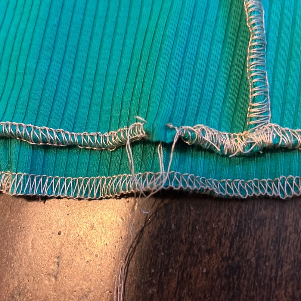 High Neck Ribbed Tank Top - Picture 6 of 8